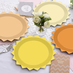 48Pcs First Trip around the Sun Boho Sun 1St Birthday Decorations – Paper Plates