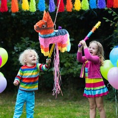 2Pack Donkey Pinata with Hanging Loop Cinco de Mayo Birthday Mexican Party Decor