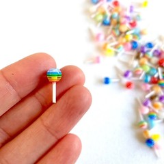 20 Lollipop Candy Nail Art decorations Kawaii miniature Scrapbooking Sweet Charm