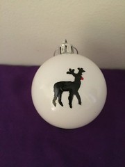 Painted Christmas Baubles – Christmas Decorations