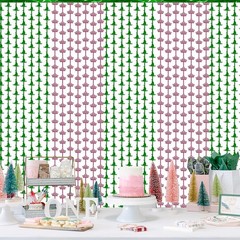 2 Pack Wicked Backdrop – 3.3 X 6.6 Ft Pink and Green Foil Fringe Curtains, Wi…