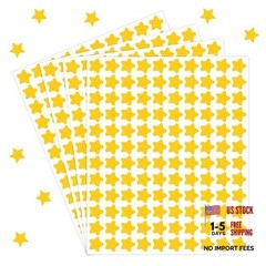 Gold Self-Adhesive Star Stickers for Kids – 3000 Pcs Mini Star Stickers