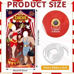 Carnival Tent Decorations Ticket photo booth props backdrop banner Theme Circus