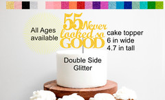 55th Birthday Decorations 55 Never looked so GOOD Party Supplies ALL AGES