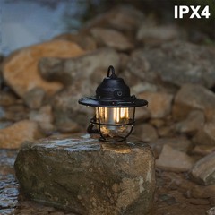 Camping Lantern Outdoor Tent Light with Waterproof Design and Portable Handle