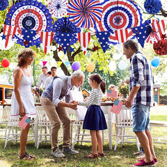 4Th Of July Patriotic Decorations Set Fourth Of July American Flag Party Supplie