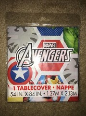 Marvel Avengers Plastic Disposable Tablecovering 54 X 84