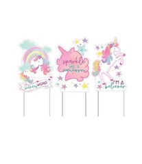 Unicorn Party Decorations 3 Pack Of Unicorn Yard Signs 📦