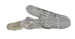 Bag of Clear Plastic Balloon Clip On Weights Party Supply – Total of 12