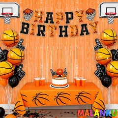 2 PCS Orange Fringe Backdrop Party Streamers Tinsel Curtain 3.3×8.2 Ft
