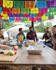 90 FT Fiesta Party Decorations, 5 Pack Cinco De Mayo Banner, Large Plastic Pa…