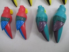 Vintage Party light string light covers parrots tropical bird no lights