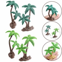 Vibrant Green Coconuts Tree Model for DIY Landscape and Garden Designs