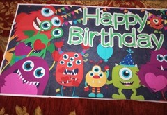 31 pc MONSTER BASH Birthday Party Supplies. Please read description below