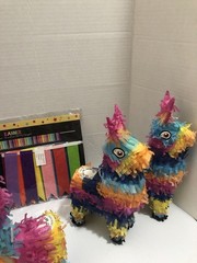 Mini Pinyata Bulls/Donkeys & Decorative Banner Party Decor