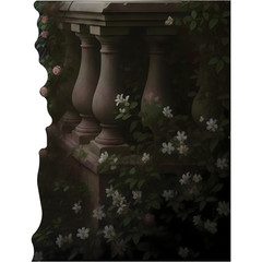 SS11353 Romeo Juliet Balcony Prop Stand In Cardboard Cutout Standee Standup