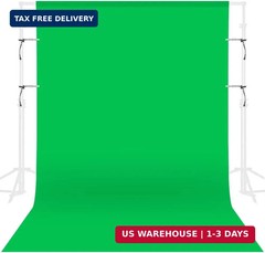 GFCC Green Screen Backdrop Background – 7x10FT Photography Backdrop Photo Backgr