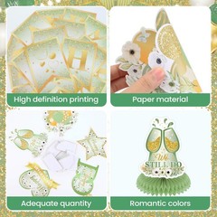 First Wedding Anniversary Decorations, Sage Green Happy Anniversary Banner An…