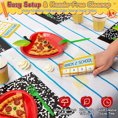 171 Pcs Back to School Decorations Party Supplies for Classroom, 9″ Plates | Ser