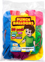 Giraffe 30 Pack Punch Balloons Valentines Party Favors for Kids- 18 Inches Large
