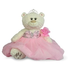 Large 20” Quinceañera Teddy Bear Centerpiece – Elegant Dress, Oversized Keeps…