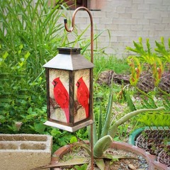 Solar Lanterns, Outdoor Hanging Lanterns Waterproof LED Solar Cardinal Lights…