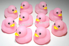 10 Lot Rubber Duckies «You’ve Been Ducked!» Jeep Ducks Celebrate Cruise 2″ Pink