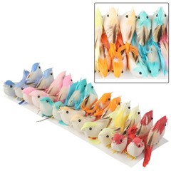 Simulation Feather Bird for mini for multi Functional 24 Pcs Artificial Birds