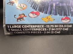 Pokemon Table Decorating Kit Party Centerpiece (3 pieces Plus Confetti) #62