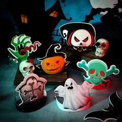 32 Pcs Halloween Party Headband With Stretchable Strings Adjustable Ghost Pumpki