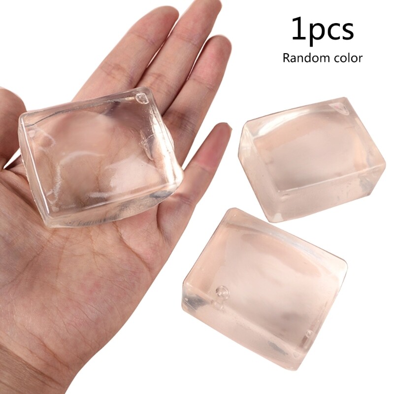 Stress Toy Simulation Clear Tofu Ice Cube Squeeze Maltose Photostudio Props