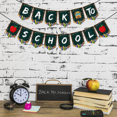 Back to School Banner Decorations First Day of School Banner | Welcome Banner fo