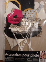 Photo Booth Props 13 Pieces Wedding Party Holiday Party City NEW