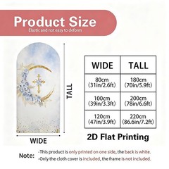 My First Communion Arch Backdrop Cover Baptism God Bless Party Background Prop