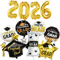 Graduation Decorations 2026 Graduation Balloons Set – Pack of 11 | Big, 28 In…