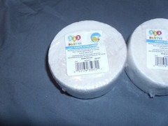 2 Pack 321 Party Crepe Streamers 81 ft Each White