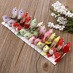 Simulation Feather Bird for mini for multi Functional 24 Pcs Artificial Birds