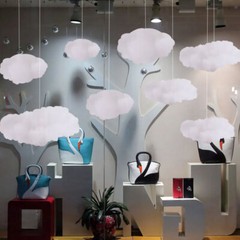 Artificial 3D Fairy White Fake Clouds Cotton Wedding Party Stage Decoration Prop