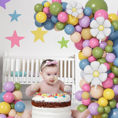 Spring Flower Balloon Arch Kit – 157Pcs Daisy Decorations for Baby Shower & Part