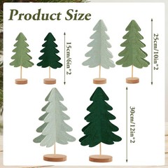Christmas Table Decorations Christmas Tree Felt Centerpieces Modern Christmas…