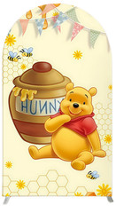 Winnie the Pooh Arch Backdrop Cover Birthday Photo Background Decor