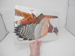 Beistle Flying Pheasant Hanging Decoration Honeycomb Tissue 26″ Vintage 1979 NOS