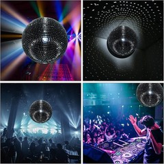 Classic 16-Inch Disco Ball with Secure Installation – Perfect for Celebrations