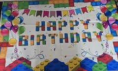 LARGE Lego Birthday Party SupplY Kit- Frre GIFT FOR Bday Child