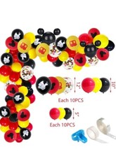 Cartoon Mouse 1st Birthday Party Decorations,Mickey Themed Party Supplies Includ