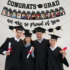 Graduation Decorations 2026, Easy Assemble Graduation Photo Banner K-12 Class of