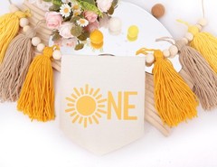 First Trip Around the Sun Boho Banner – You Are My Sunshine, Space Party Deco…