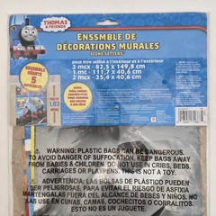 Thomas & Friends Giant Scene Setter Wall Decorating Kit 5 Piece Set 2011 NEW