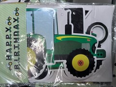 Military Car Tractor Birthday Party Set Balloons Supplies Kit Truck Decorations