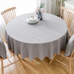 Jeloris Round Waterproof Tablecloth Spill & Stain Resistant – All Sizes